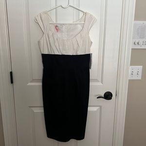 NWT London Times Dress Black/White Size 6